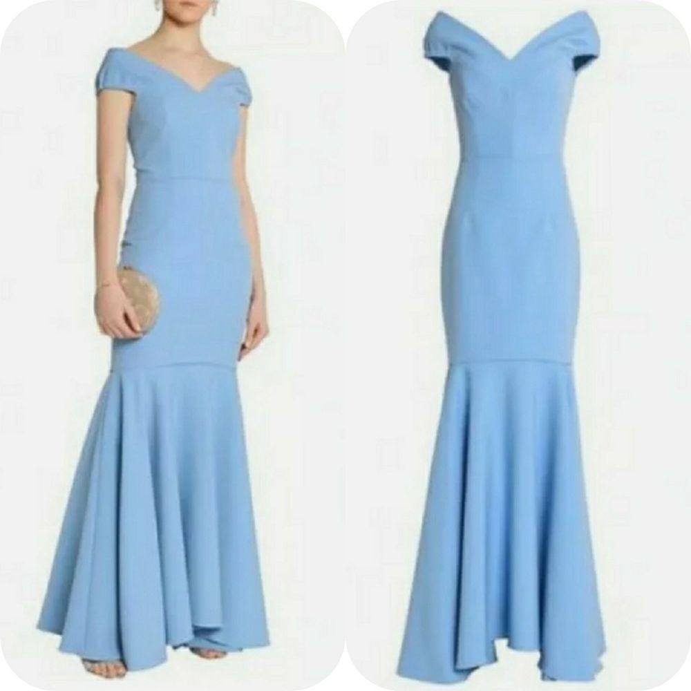 Milly Stretch Crepe Layla Gown. - Picture 2 of 11